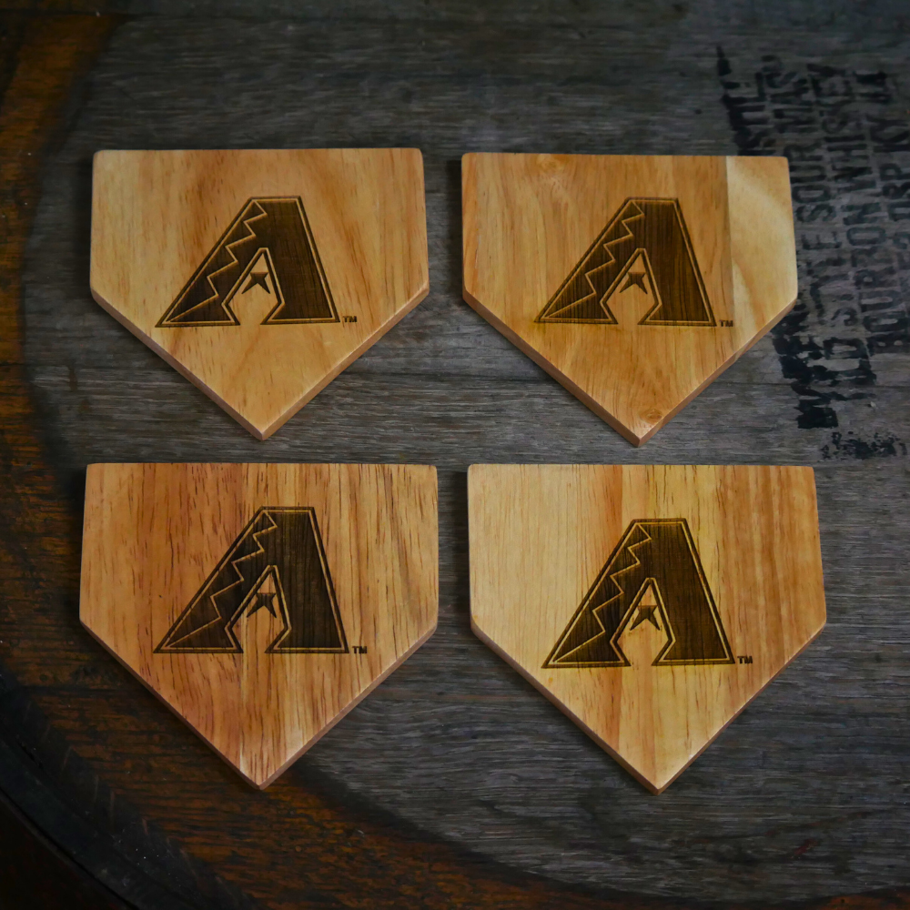 Arizona Diamondbacks "A" Dugout Mug® | Wood Coaster