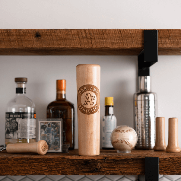 Oakland Athletics Wined Up® | Baseball Bat Wine Mug