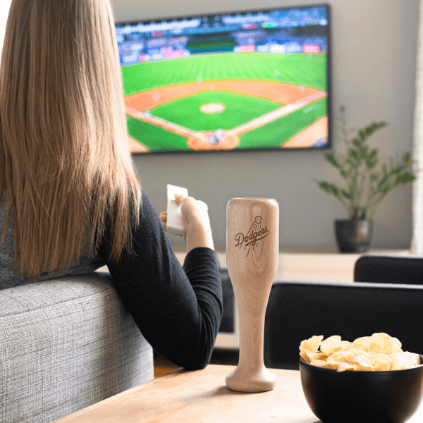 Los Angeles Dodgers Wined Up® | Baseball Bat Wine Mug