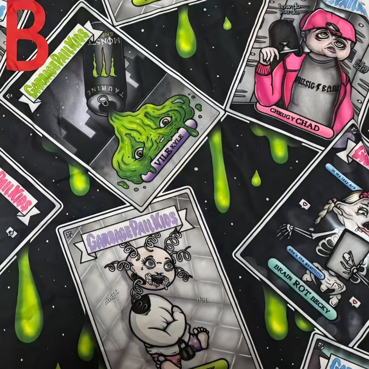 Pre-Order: GPK Drips Semi-Exclusive Leggings - High-quality Handcrafted Vibrant