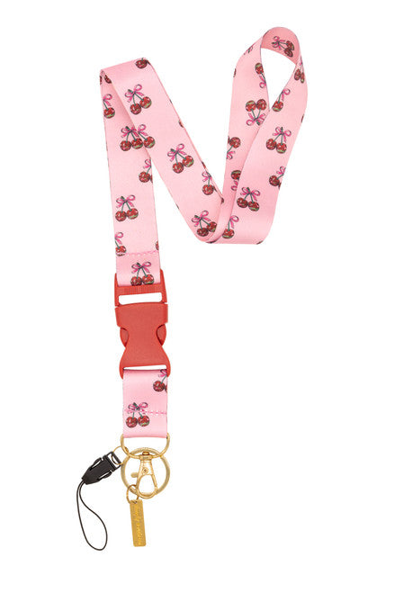 LANYARD- BLACK CHERRY