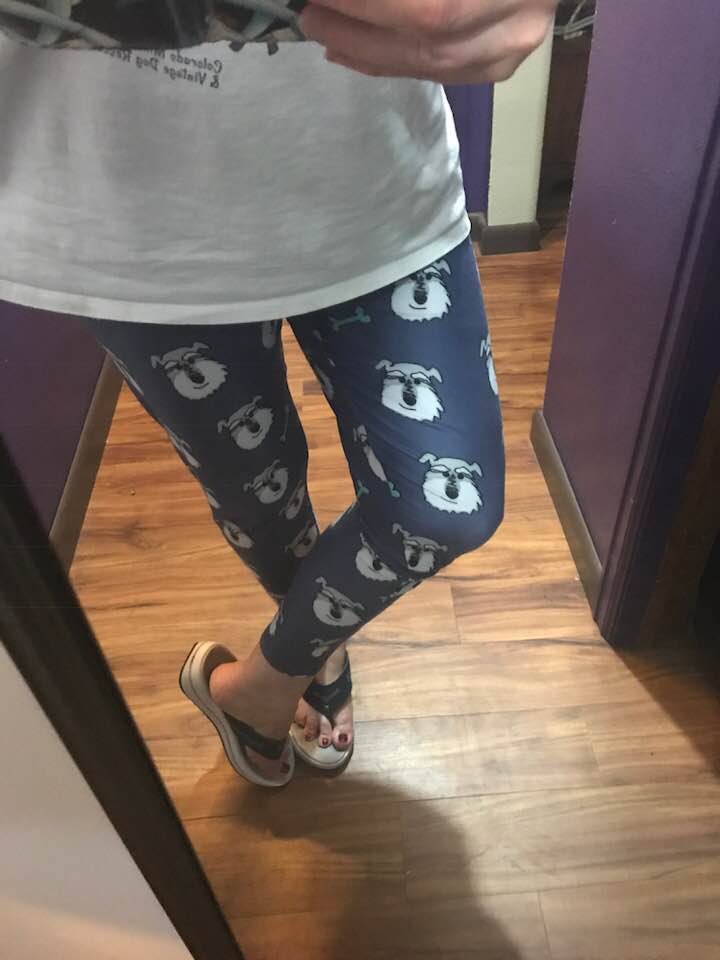 CLEARANCE Colorado Mini Schnauzer Rescue FUNDRAISER (Exclusive) - High-quality Handcrafted Vibrant Leggings