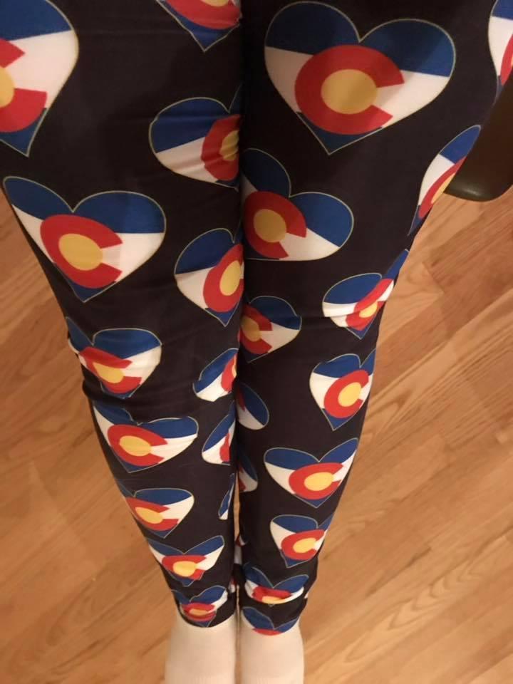 CLEARANCE Colorado Love (Exclusive) - High-quality Handcrafted Vibrant Leggings
