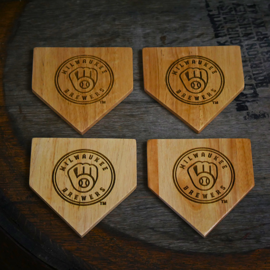 Milwaukee Brewers Dugout Mug® | Wood Coaster