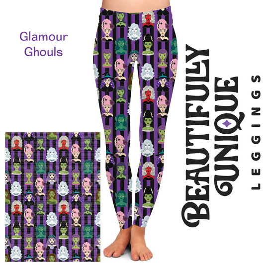 Pre-Order: Glamour Ghouls Exclusive Leggings - High-quality Handcrafted Vibrant