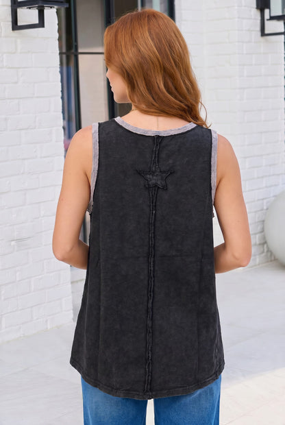 Star Power Mineral Washed Tank Top