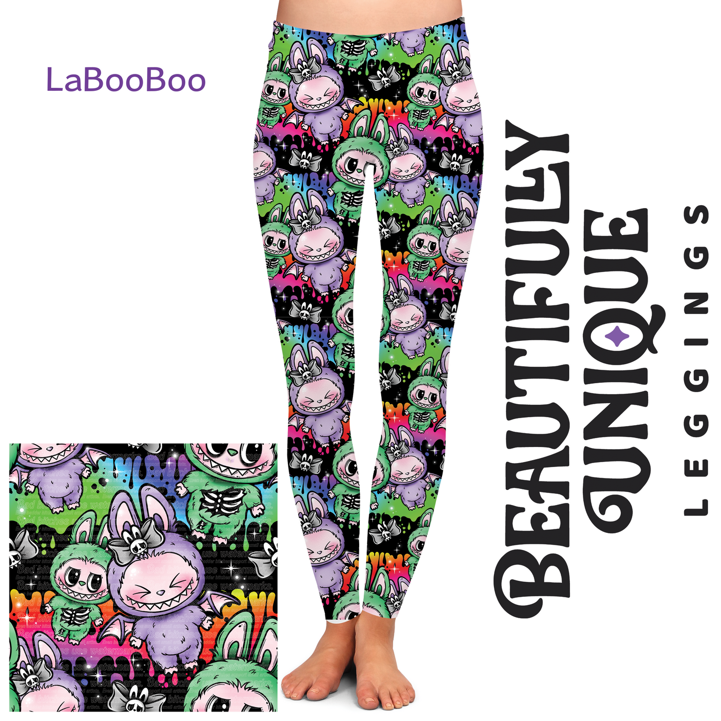 Pre-Order: LaBooBoo Semi-Exclusive Leggings - High-quality Handcrafted Vibrant
