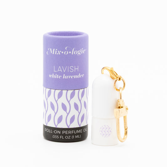 Mixologie Daring Lavish (white lavender) | Mini Rollerball Keychain