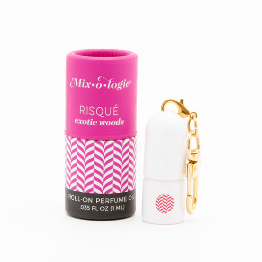 Mixologie Risque' (Exotic Woods) | Mini Rollerball Keychain