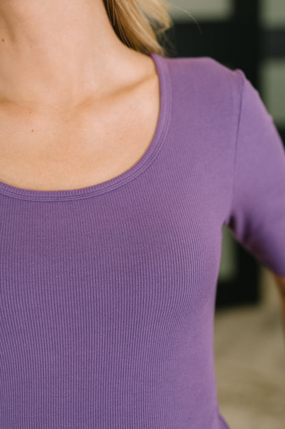 Nothing to Prove U-Neck Half Sleeve Top