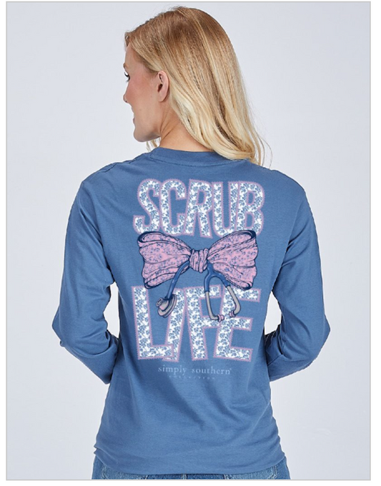 SIMPLY SOUTHERN SCRUB LIFE T-SHIRT