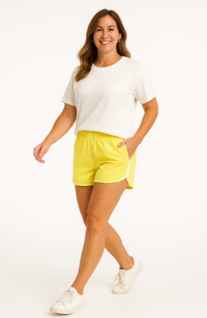 Go-Getter Shorts, Baby Yellow