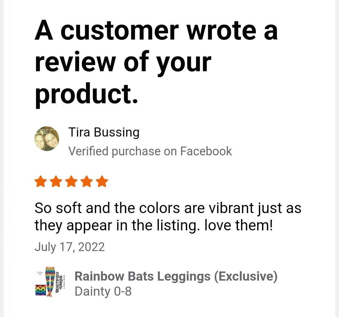 Rainbow Bats (Exclusive) - High-quality Handcrafted Vibrant Leggings