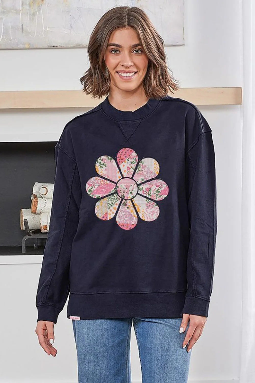 SIMPLY SOUTHERN KATARINA FLOWER PULLOVER
