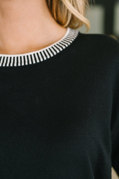 So Totally Me Trim Detail Casual Top