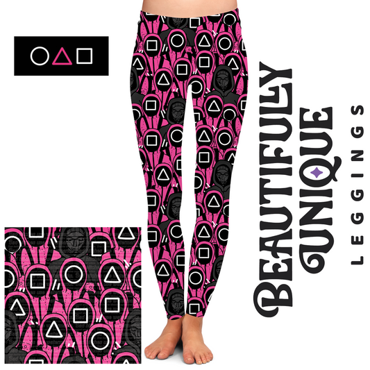 Pre-Order: Squid Games Semi-Exclusive Leggings - High-quality Handcrafted Vibrant