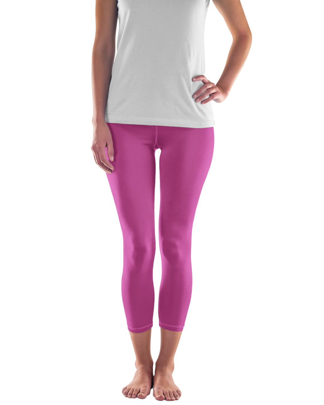Solid Capri - High-quality Handcrafted Vibrant Leggings