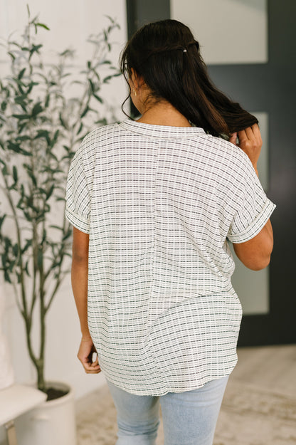 You Just Get It V-Neck Top