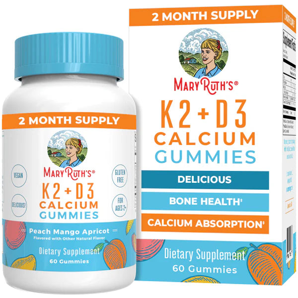 MARY RUTHS K2 + D3 Calcium Gummies