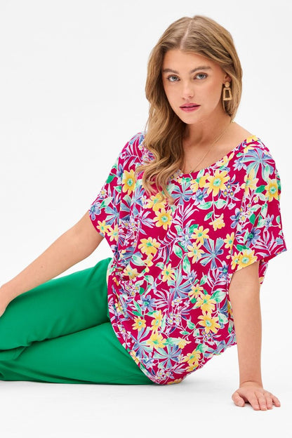 Dear Scarlett Floral Sadie Top