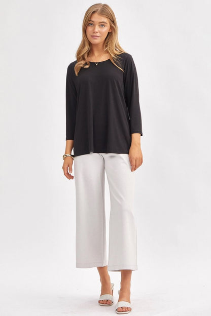 Dear Scarlett Signature Classic Round Neck Top