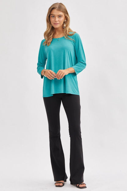 Dear Scarlett Signature Classic Round Neck Top