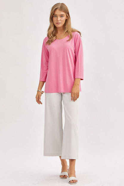 Dear Scarlett Signature Classic Round Neck Top
